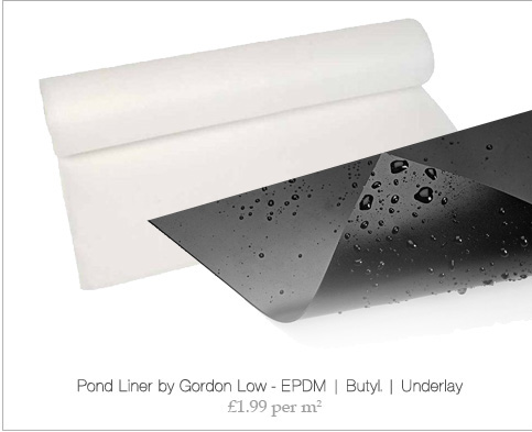 pond liner - EPDM, Butyl, box-welded