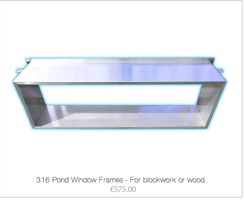 Raised Pond Window Kit frame and panel