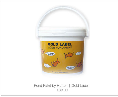 gold label pond paint by hutton