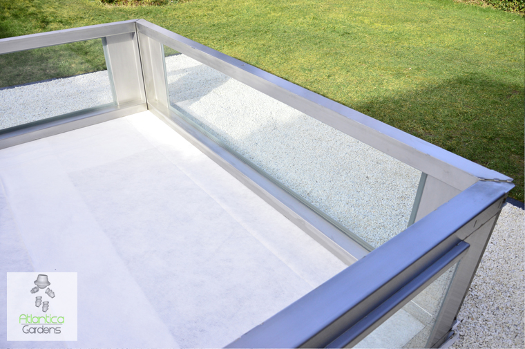 Swimming Pool Window AG Ltd Stainless Frame & Glass For Blockwork Pools 